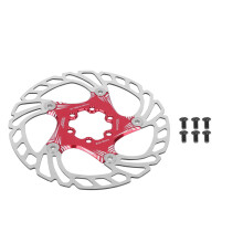 Bike Disc Brake Rotor With Floating Design, Stainless Steel And Aircraft Aluminum Construction For Mountain Bicycle Braking System, Enhanced Heat Diss