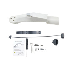 Electric Scooter Rear Fender For Ninebot Max G30 Accessories With ABS And PC Material Mudguard Waterproof Rear Brake Light Support Angle Adjustable Co
