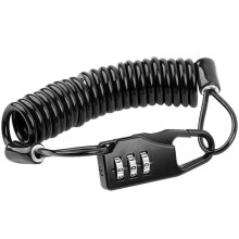 Lucchetto di sicurezza per casco da moto, lucchetto a cavo combinato per bici e caschi con codice resettabile, lucchetto antimanomissione resistente