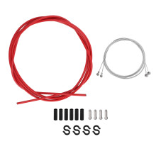 Universal Bicycle Gear Shifter Cable Set, Professional Transmission Line Cold Resistant Heat Resistant Smooth Gear Shifting Durable Wear Resistant Sta