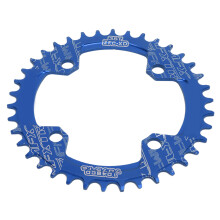 38T Blue Aluminum Alloy Chainring for Road & Mountain Bikes