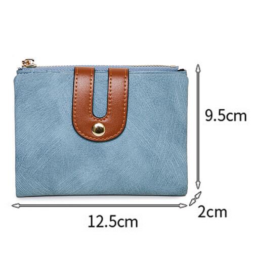 Women's Wallet With RFID Blocking Technology, Genuine Leather Bifold For Everyday Carry 1