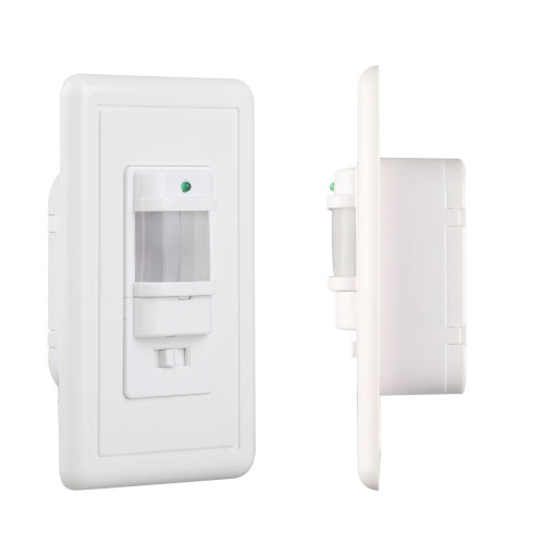 Sensor PIR para mayor seguridad, sensor de interruptor de pared para un control intuitivo. 1
