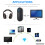 Bluetooth 5.3 Transmitter Receiver, AptX Adaptive, Low Latency HD Audio, Plug And Play Solution For Non-Bluetooth Devices, Perfect For Home Stereo, 7