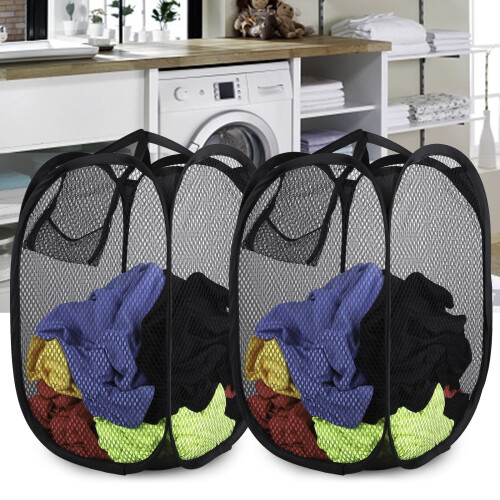 Collapsible Laundry Basket, Space-Saving Foldable Design for Convenient Storage and Easy to Fold