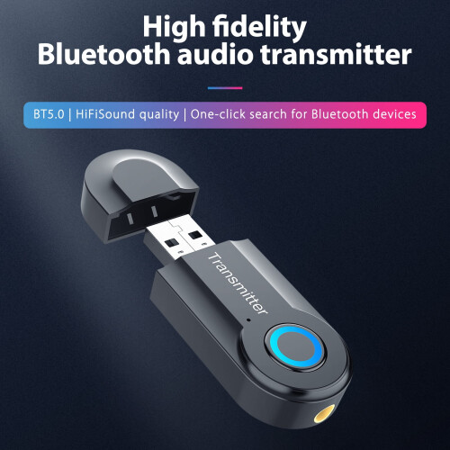 Bluetooth 5.3 Transmitter Receiver, AptX Adaptive, Low Latency HD Audio, Plug And Play Solution For Non-Bluetooth Devices, Perfect For Home Stereo, 2