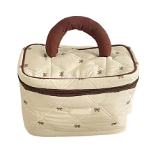 Pochette de maquillage décorée avec nœuds-Trousse de maquillage