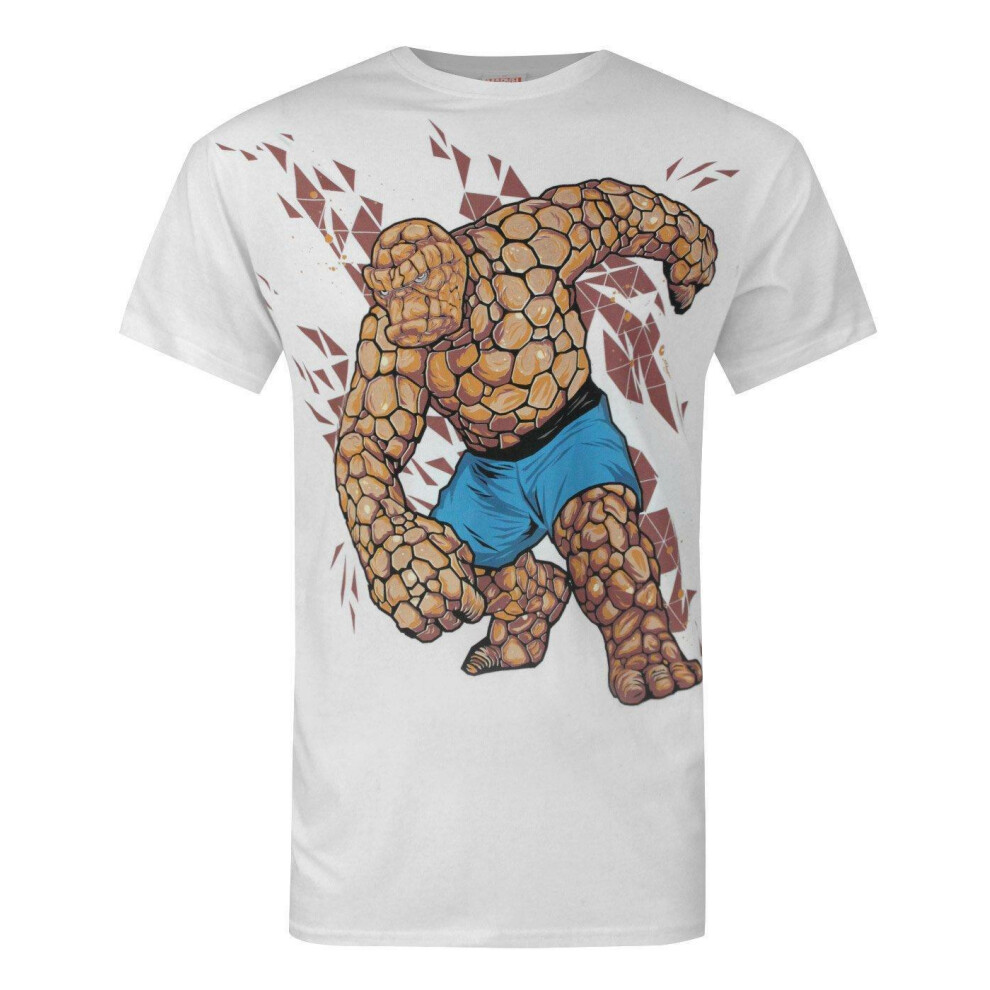New Marvel Men's Short Sleeved T-Shirt ( ) White