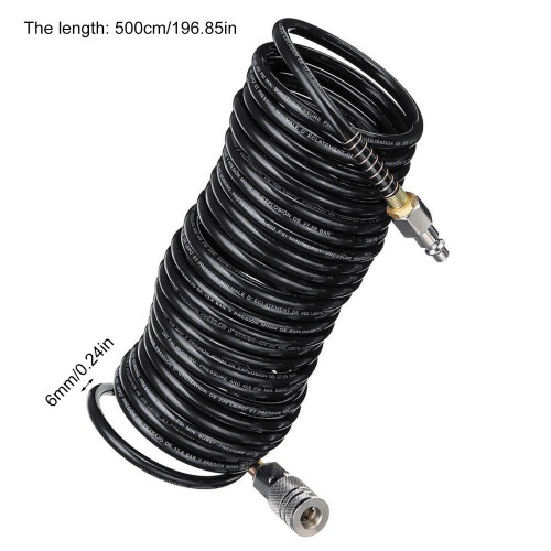 5 m langer Luftschlauch mit-Amerikanischer Stecker 2