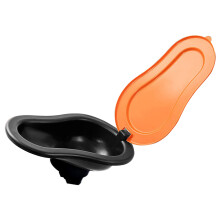 Tijdelijke toiletten Werkpotje Dikker Werknemers-oranje kleur