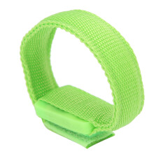Pulseira luminosa ajustável com fecho de velcro e luz LED para segurança e diversão noturna, perfeita para correr, andar de bicicleta ou passear