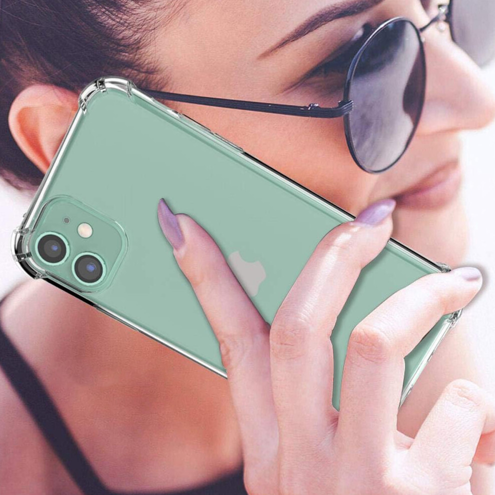 Crystal Clear Case For Apple Iphone 11, Exquisite Frosted Back Shockproof Bumper Cover, Non-Yellowing Wireless Charging Support 9169997177599