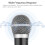 Cardioid Pickup Pattern for Precise Audio Capture, Metal Body Handheld Mic Ensuring Solid and Durable Construction, Dynamic Wired Microphone Offers 5