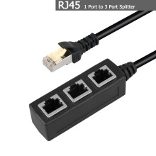 Divisor Ethernet com núcleo banhado a ouro de alta qualidade para transmissão de sinal confiável; resistência ao calor e ao frio garante