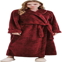Accappatoio Sherpa in pile caldo da donna, accappatoio accogliente con cinturino regolabile in vita, morbido e soffice abbigliamento da casa con