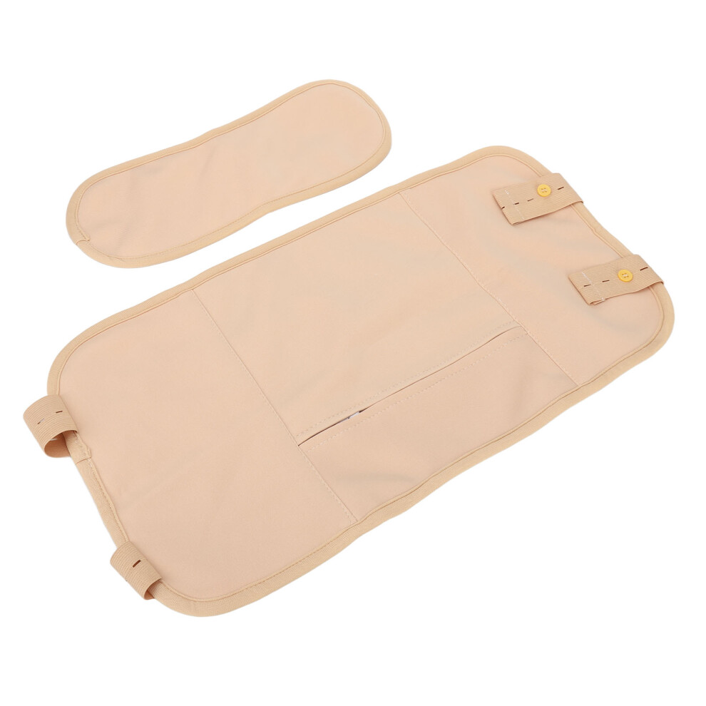 Reusable Castor Oil Pack Kit â Adjustable Soft Neck & Waist Wrap, Khaki