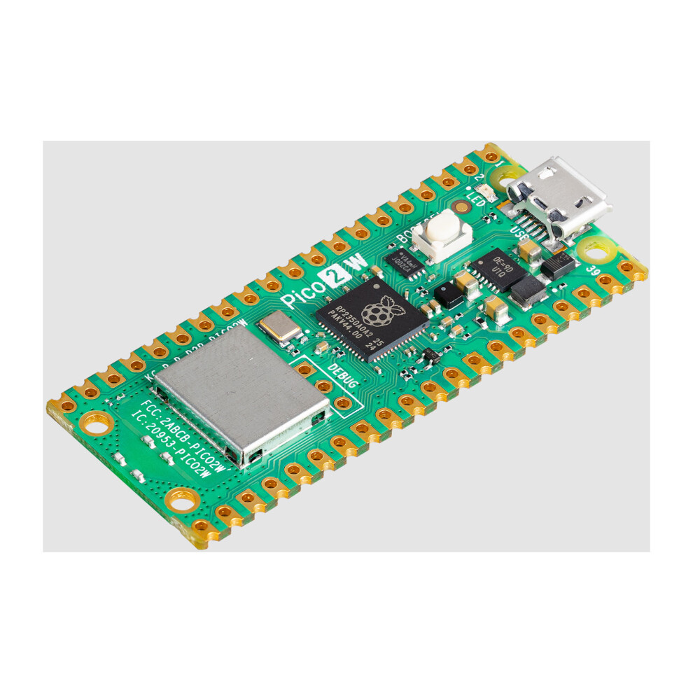 Raspberry Pi Sc1633 Pico 2 W Microcontroller Board Without Headers Wireless 5056561803975