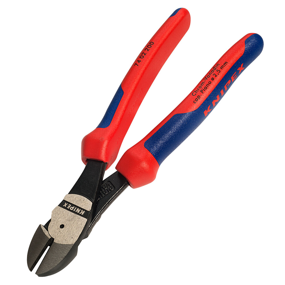 Knipex 74 02 200 High Leverage Diagonal Cutters 200Mm Black