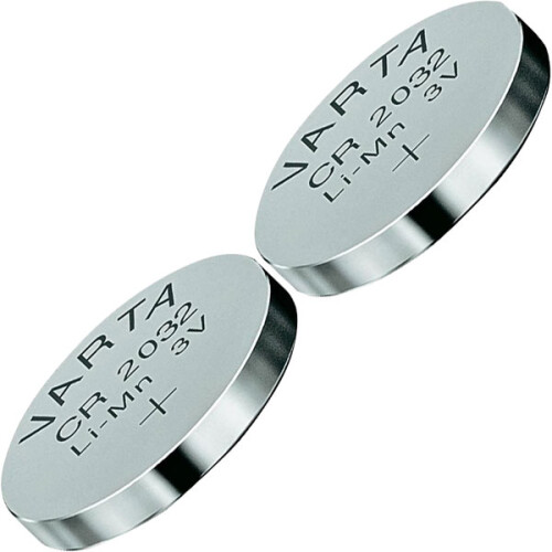Varta CR2032 3V Lithium-Knopfzellenbatterie 2er-Pack