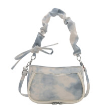 Sweet Ink Dye Ruched Shoulder Bag with Adjustable Strap-2