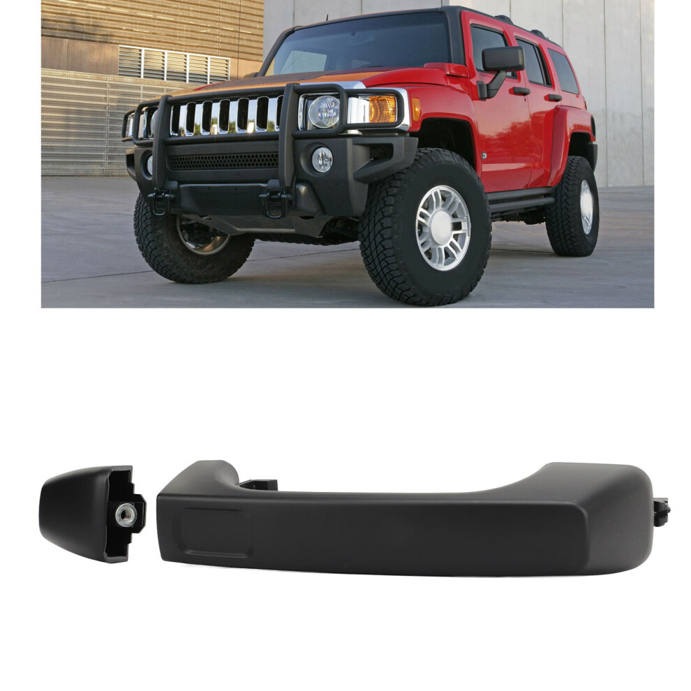 Exterior Door Handle End Cap For Hummer H3 H3t 1253074667 Black 8481378830802