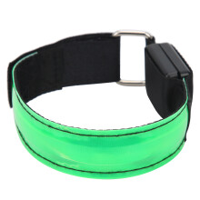 Verstelbare reflecterende uitrusting, oplaadbare armband met nachtelijke veiligheidsverlichting, LED-slapband voor extra goede zichtbaarheid bij