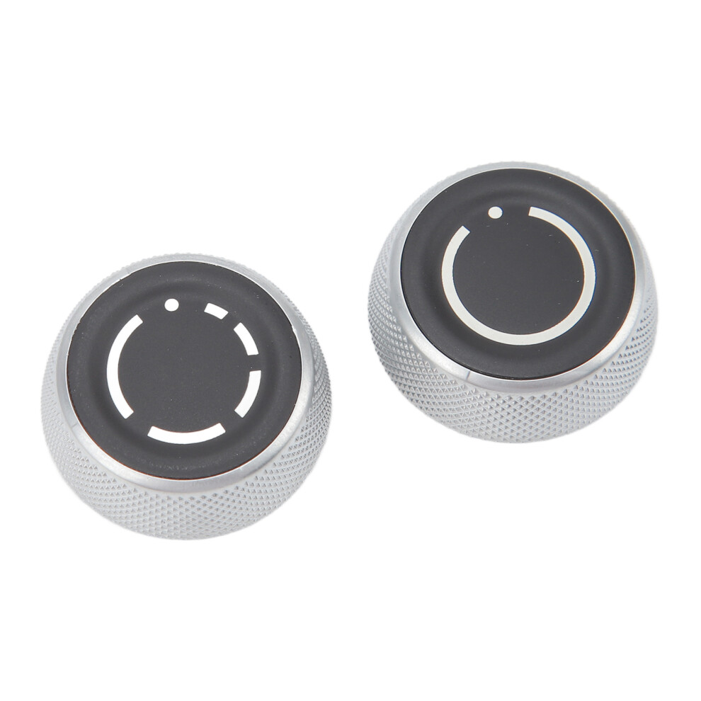 2Pcs Rotatable Volume Control Knob Set For Porsche Panamera Cayenne 911 7681370407939