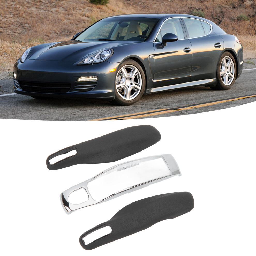 Leather Remote Shell For Panamera 2010-2016, Dustproof Cover Black 7631370407811