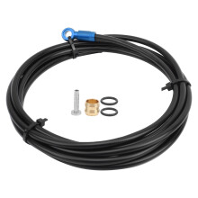 Hydraulic Brake Hose With Brass Connection Insert High Pressure Anti Riot Tubing Teflon Reinforced Braid Durable For Mountain Bike DIY Accessory