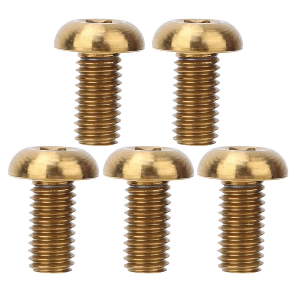 Socket Cap Bolts Titanium Alloy, Aerospace Grade M5x10mm And M5x12mm Titanium Fasteners With Torx Head, Corrosion Resistance Lightweight High Strength 9301476265551