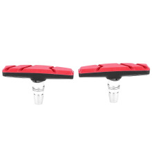 Plaquettes de frein pour système de freins V-Brake, puissance de freinage supérieure, caoutchouc résistant à l'usure, faible bruit, conception