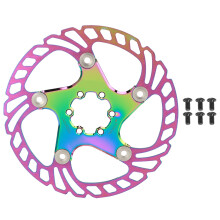 Bike Brake Disc Rotor, Floating Brake Disc with Five Nail Design and Anti Scratch Surface, High Strength Material Stainless Steel and Aluminum 7075 Al