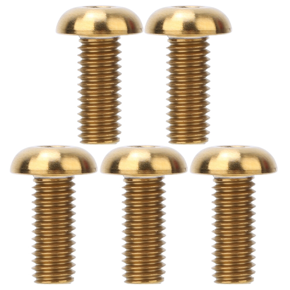 Socket Cap Bolts Titanium Alloy, Aerospace Grade M5x10mm And M5x12mm Titanium Fasteners With Torx Head, Corrosion Resistance Lightweight High Strength 9301476265575