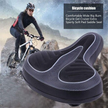 Sella comoda per bicicletta, design ergonomico per uomo e donna, imbottitura in gel di poliuretano che garantisce una morbida ammortizzazione e