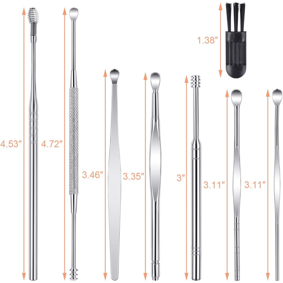 Ear Hygiene Expert: Professional Ear Wax Removal Kit With Medical Grade Material, Reusable Ear Pick Tools For Massage And Cleaning, Portable Design,
