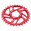 Oval Chainring for Bicycle Drivetrain, Direct Mount Oval Chainring Compatible with 12 Speed System, Offset Chainring with Anodized Surface and Positio 5
