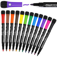 Magnetiske whiteboard-tuscher i assorterede farver, giftfri, hurtigttørrende blæk for en stribefri, jævn skriveoplevelse på whiteboard-tilbehør