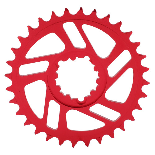 Oval Chainring for Bicycle Drivetrain, Direct Mount Oval Chainring Compatible with 12 Speed System, Offset Chainring with Anodized Surface and Positio 2