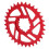 Oval Chainring for Bicycle Drivetrain, Direct Mount Oval Chainring Compatible with 12 Speed System, Offset Chainring with Anodized Surface and Positio 3