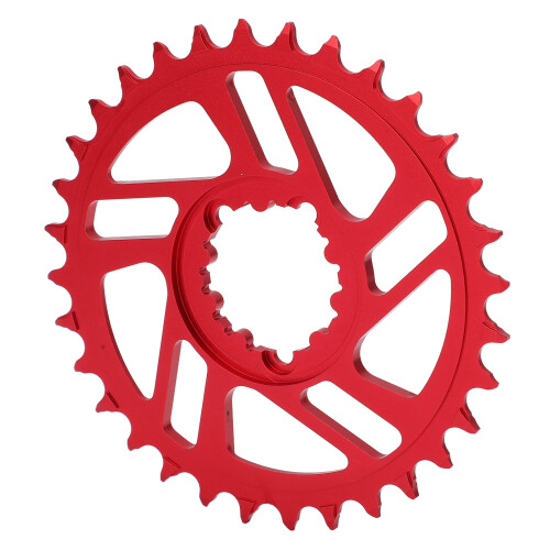 Oval Chainring for Bicycle Drivetrain, Direct Mount Oval Chainring Compatible with 12 Speed System, Offset Chainring with Anodized Surface and Positio 2