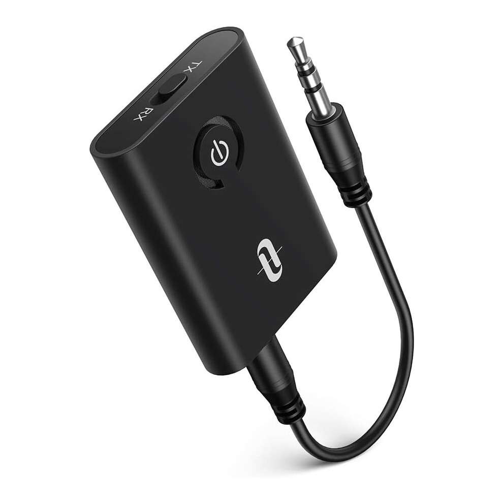 Hd Audio Bluetooth Transmitter Receiver, Taotronics 2-In-1 Adapter With Qualcomm Bluetooth 5.0 Chip For Seamless Streaming 9433291710876