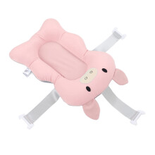 Baby Floating Bath Support Cushion Soft Pink for Infant Shower