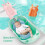Floating Baby Bath Support Cushion, Adjustable, Soft, Orange 8