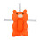 Floating Baby Bath Support Cushion, Adjustable, Soft, Orange 13