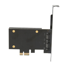 Adaptor PCIe pentru controler gazdă, SSD NVME, SATA, SSD, transfer de date ultra rapid, placă de expansiune cu port dual Gigabit Ethernet I226V,