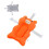 Floating Baby Bath Support Cushion, Adjustable, Soft, Orange 15
