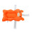 Floating Baby Bath Support Cushion, Adjustable, Soft, Orange 9