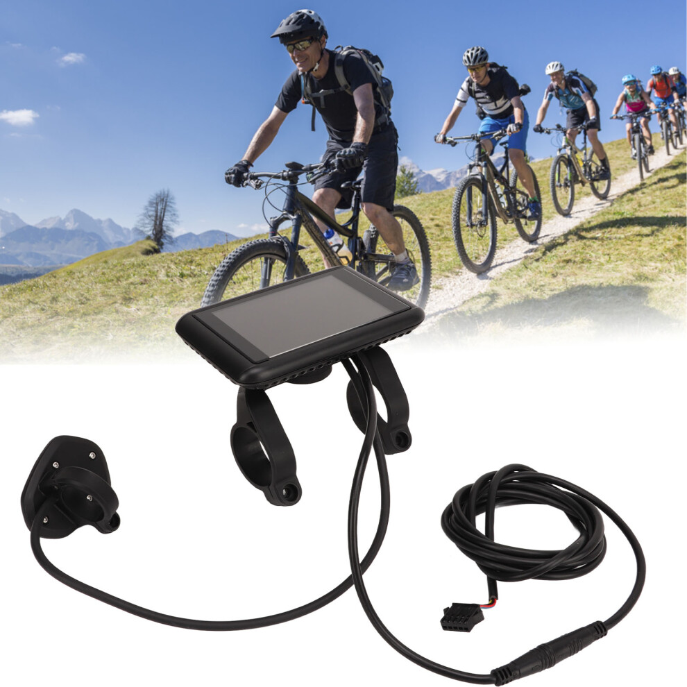 Electric Bicycle Lcd Display Panel 5V Usb 22.2Mm Handlebar Mount 8421370410374