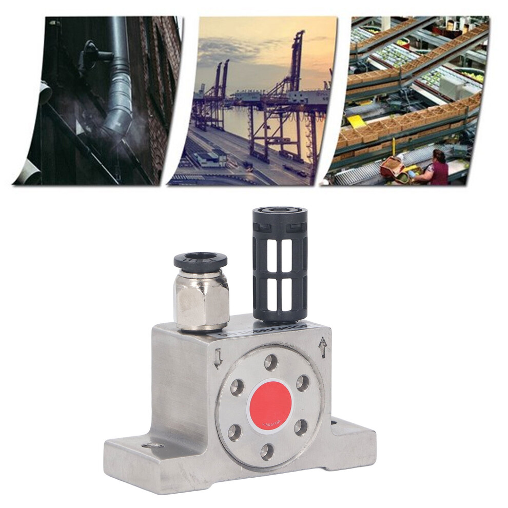304 Stainless Steel Pneumatic Vibrator, G1/8In, 11500-13500 Vpm 7611370411469