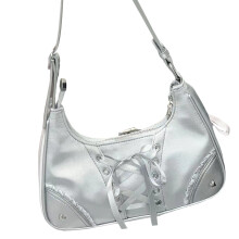 Harajuku Ita Bag Umhängetasche Umhängetasche Handtasche-Silber